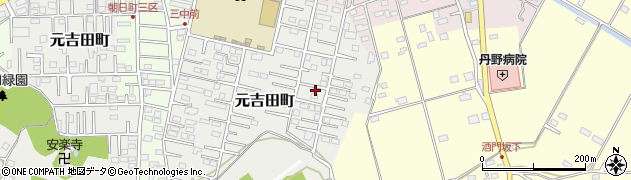 茨城県水戸市元吉田町2846周辺の地図
