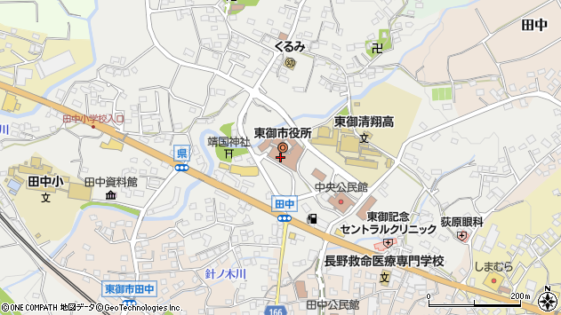 〒389-0500 長野県東御市（以下に掲載がない場合）の地図