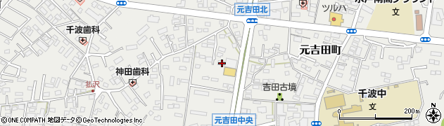 茨城県水戸市元吉田町120周辺の地図