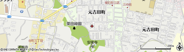 茨城県水戸市元吉田町3045周辺の地図