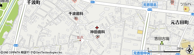 茨城県水戸市元吉田町1周辺の地図