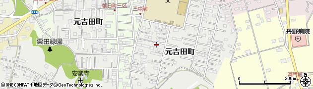 茨城県水戸市元吉田町2803周辺の地図