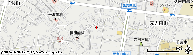 茨城県水戸市元吉田町89周辺の地図
