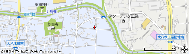 群馬県高崎市大八木町1173周辺の地図