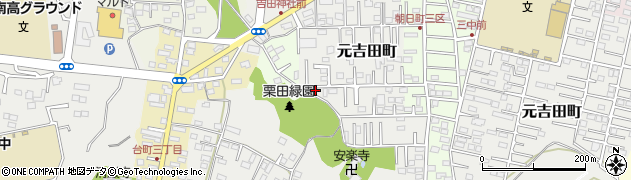 茨城県水戸市元吉田町3039周辺の地図