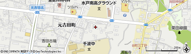 茨城県水戸市元吉田町573周辺の地図