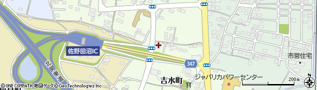 栃木県佐野市吉水町1105周辺の地図