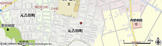 茨城県水戸市元吉田町2840周辺の地図