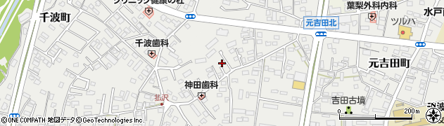 茨城県水戸市元吉田町19周辺の地図