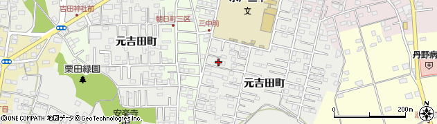 茨城県水戸市元吉田町2779周辺の地図