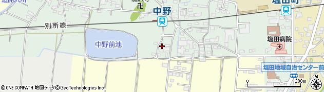 長野県上田市中野481周辺の地図