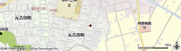 茨城県水戸市元吉田町2844周辺の地図