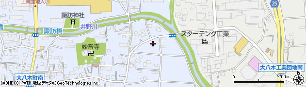 群馬県高崎市大八木町1172周辺の地図