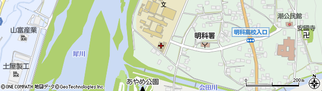 長野県安曇野市明科東川手潮4周辺の地図