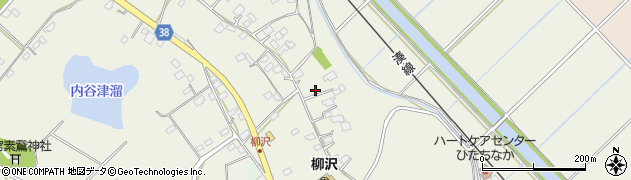 茨城県ひたちなか市柳沢周辺の地図
