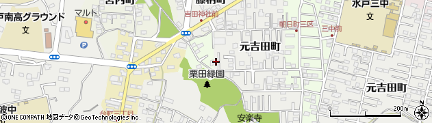 茨城県水戸市元吉田町3032周辺の地図