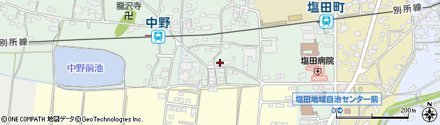 長野県上田市中野459周辺の地図