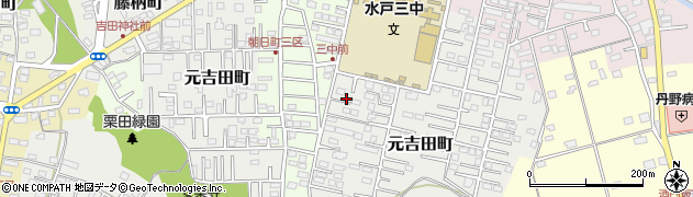 茨城県水戸市元吉田町2778周辺の地図