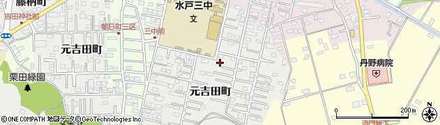 茨城県水戸市元吉田町2841周辺の地図