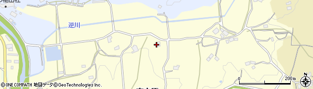 稲田果樹園周辺の地図
