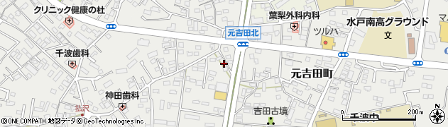 茨城県水戸市元吉田町79周辺の地図
