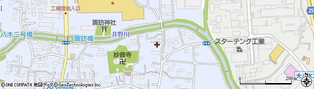 群馬県高崎市大八木町1108周辺の地図