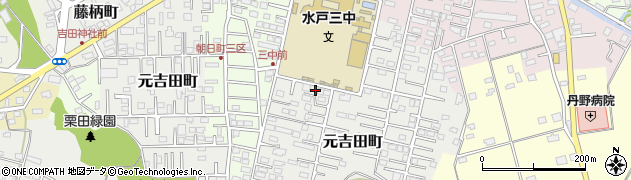 茨城県水戸市元吉田町2807周辺の地図