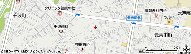 茨城県水戸市元吉田町35周辺の地図