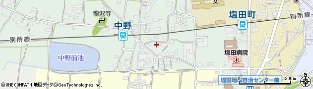 長野県上田市中野436周辺の地図