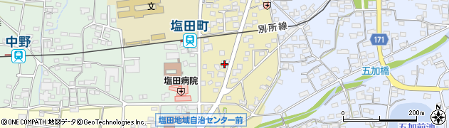 八十二銀行塩田支店 ＡＴＭ周辺の地図