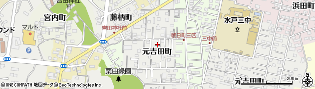 茨城県水戸市元吉田町2988周辺の地図