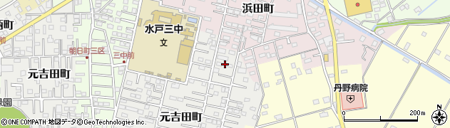 茨城県水戸市元吉田町2866周辺の地図