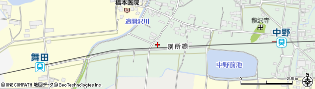 長野県上田市中野959周辺の地図