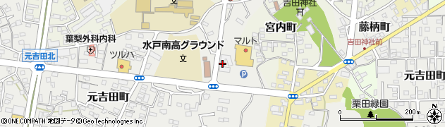 茨城県水戸市元吉田町3250周辺の地図