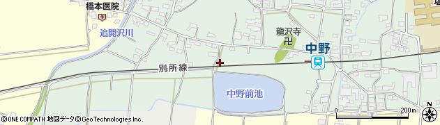 長野県上田市中野513周辺の地図