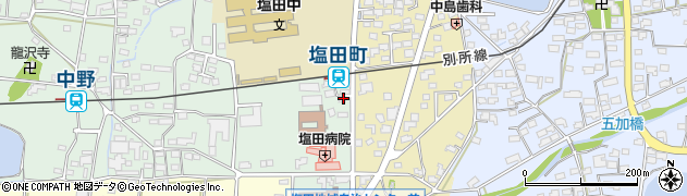 長野県上田市中野39周辺の地図