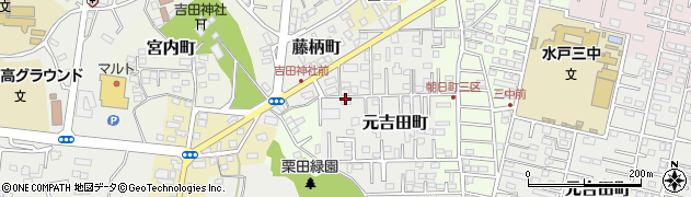 茨城県水戸市元吉田町2983周辺の地図