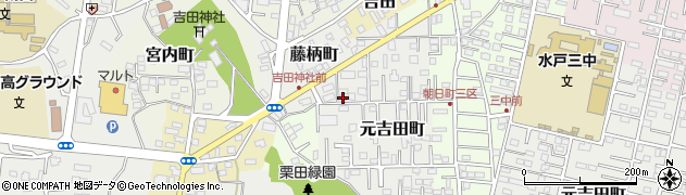 茨城県水戸市元吉田町2962周辺の地図