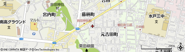 茨城県水戸市元吉田町2971周辺の地図