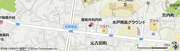 茨城県水戸市元吉田町376周辺の地図