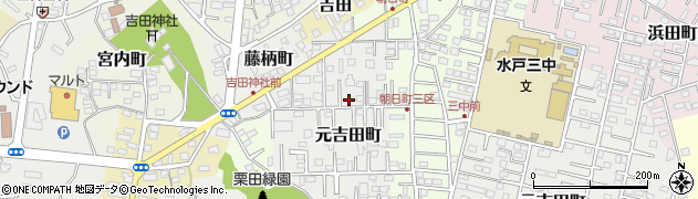 茨城県水戸市元吉田町2957周辺の地図