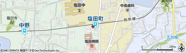 長野県上田市中野41周辺の地図