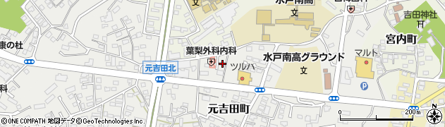 茨城県水戸市元吉田町387周辺の地図