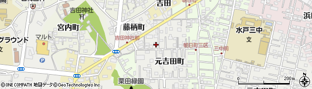 茨城県水戸市元吉田町2960周辺の地図