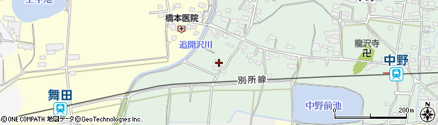 長野県上田市中野957周辺の地図