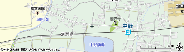 長野県上田市中野511周辺の地図