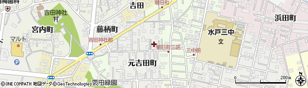 茨城県水戸市元吉田町2955周辺の地図