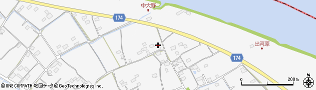 茨城県水戸市中大野471周辺の地図