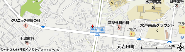 茨城県水戸市元吉田町69周辺の地図