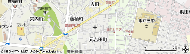 茨城県水戸市元吉田町2958周辺の地図